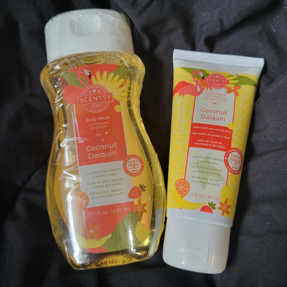 Scentsy Body Duo in Coconut Daiquri READ DESCRIPTION